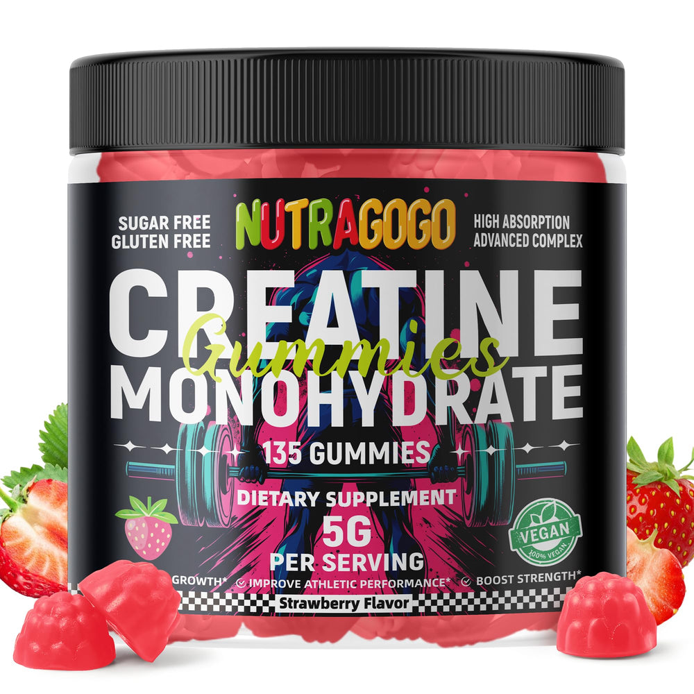 NUTRAGOGO Creatine gummy GMP-certified factory seal signals quality production