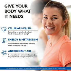 NUTRAHARMONY Alpha Lipoic Acid 600mg label clearly lists dosage per serving.