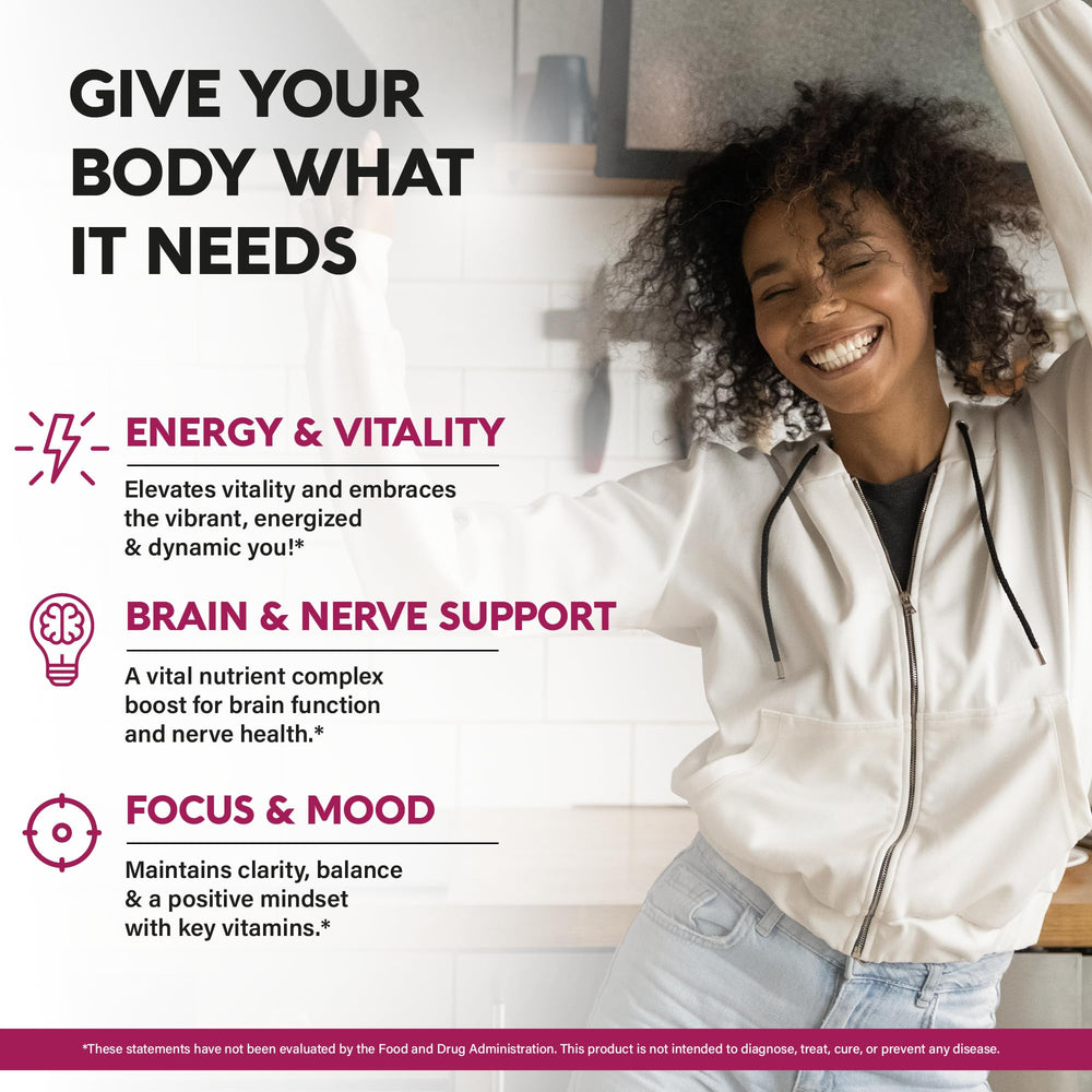 NutraHarmony B Complex Drops berry flavor offers a tasty daily supplement option