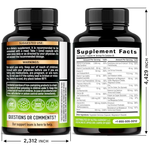 Nutraharmony bariatric iron 45 mg capsule closeup for iron support after surgery