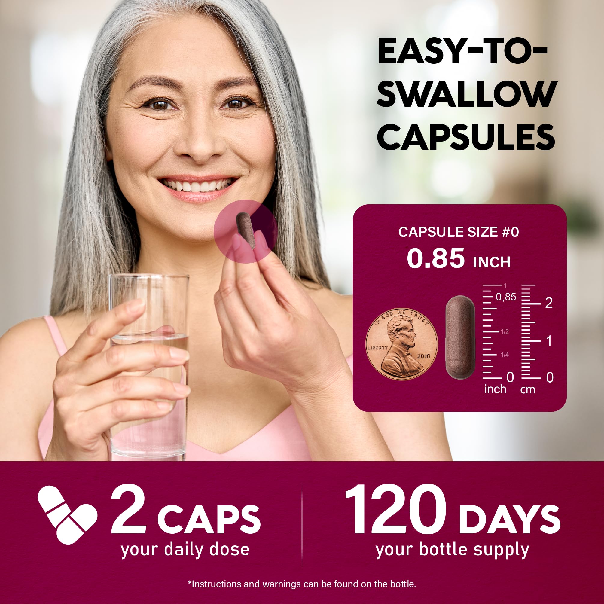 Capsules designed for easy daily use and smoother digestion