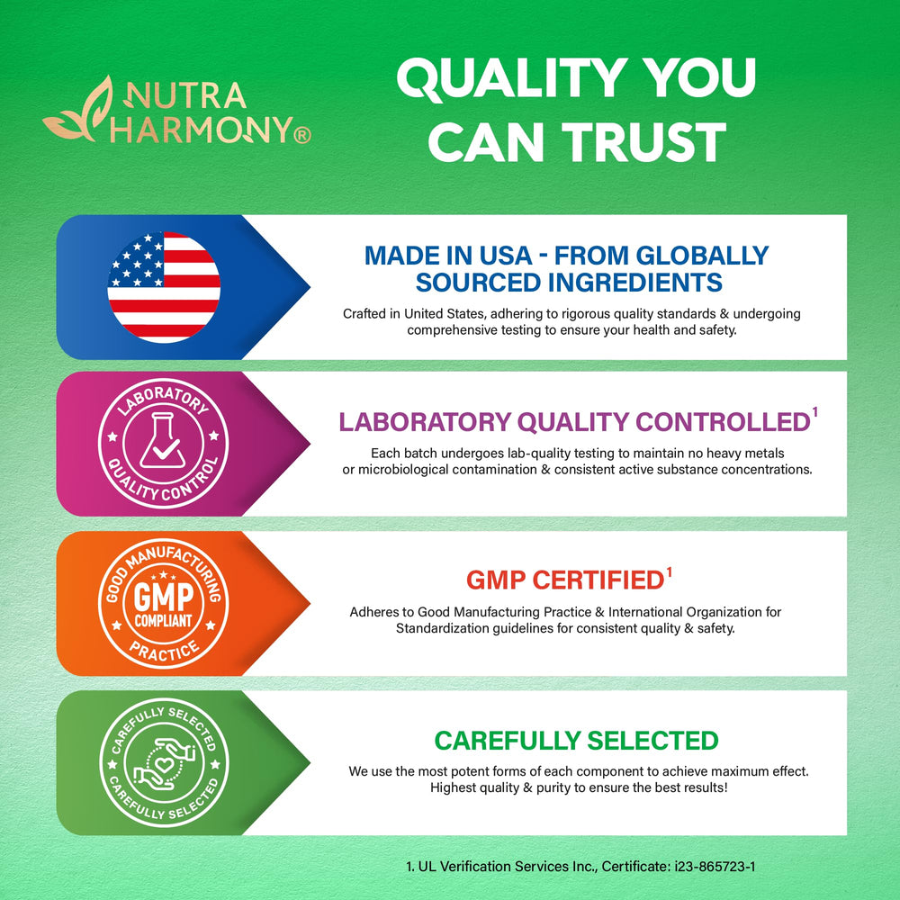 NUTRAHARMONY Mullein extract closeup on bottle label