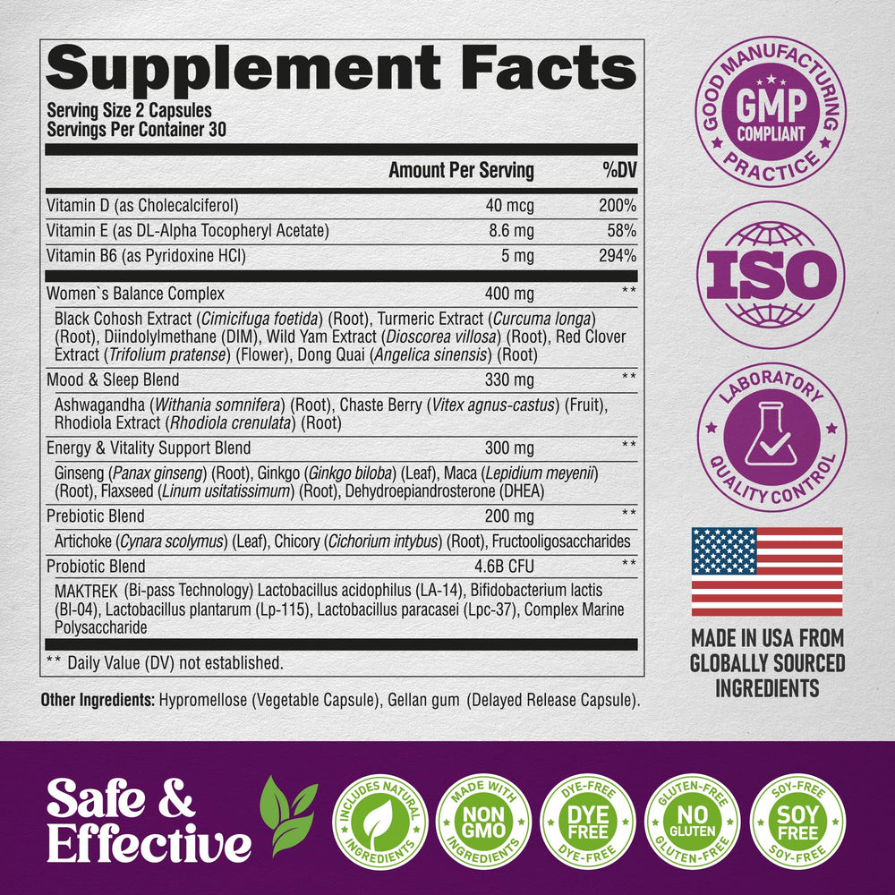 NUTRAHARMONY capsules in a glass with soft light convey convenient daily wellness.