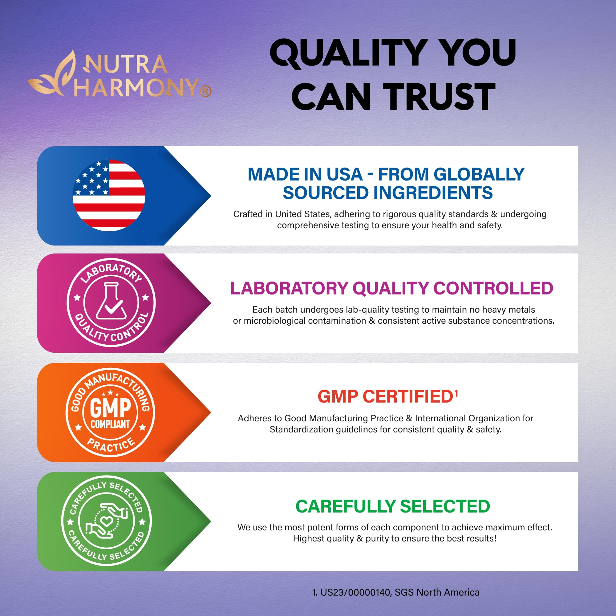 Daily routine scene with NutraHarmony bottle for easy integration.