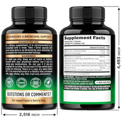 NUTRAHARMONY Lung detox capsules ready for daily respiratory upkeep
