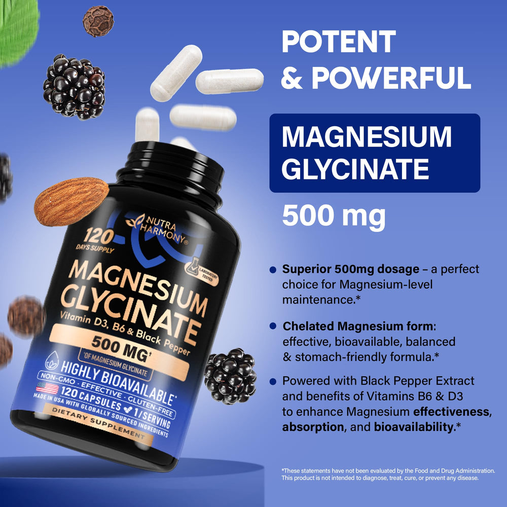 NUTRAHARMONY dye-free capsules in a bottle for gentle digestion.