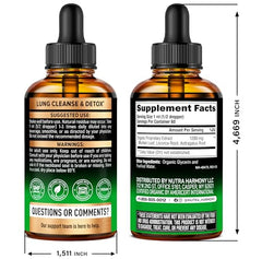 NutraHarmony Mullein Drops bottle pour demonstrates convenient dosing for ongoing care.
