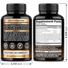 NUTRAHARMONY Paragone capsules close-up showing vegan formula for gentle detox support