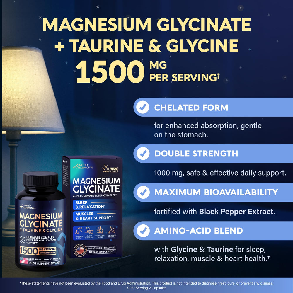NutraHarmony Sleep scene with dim lighting promoting relaxation.