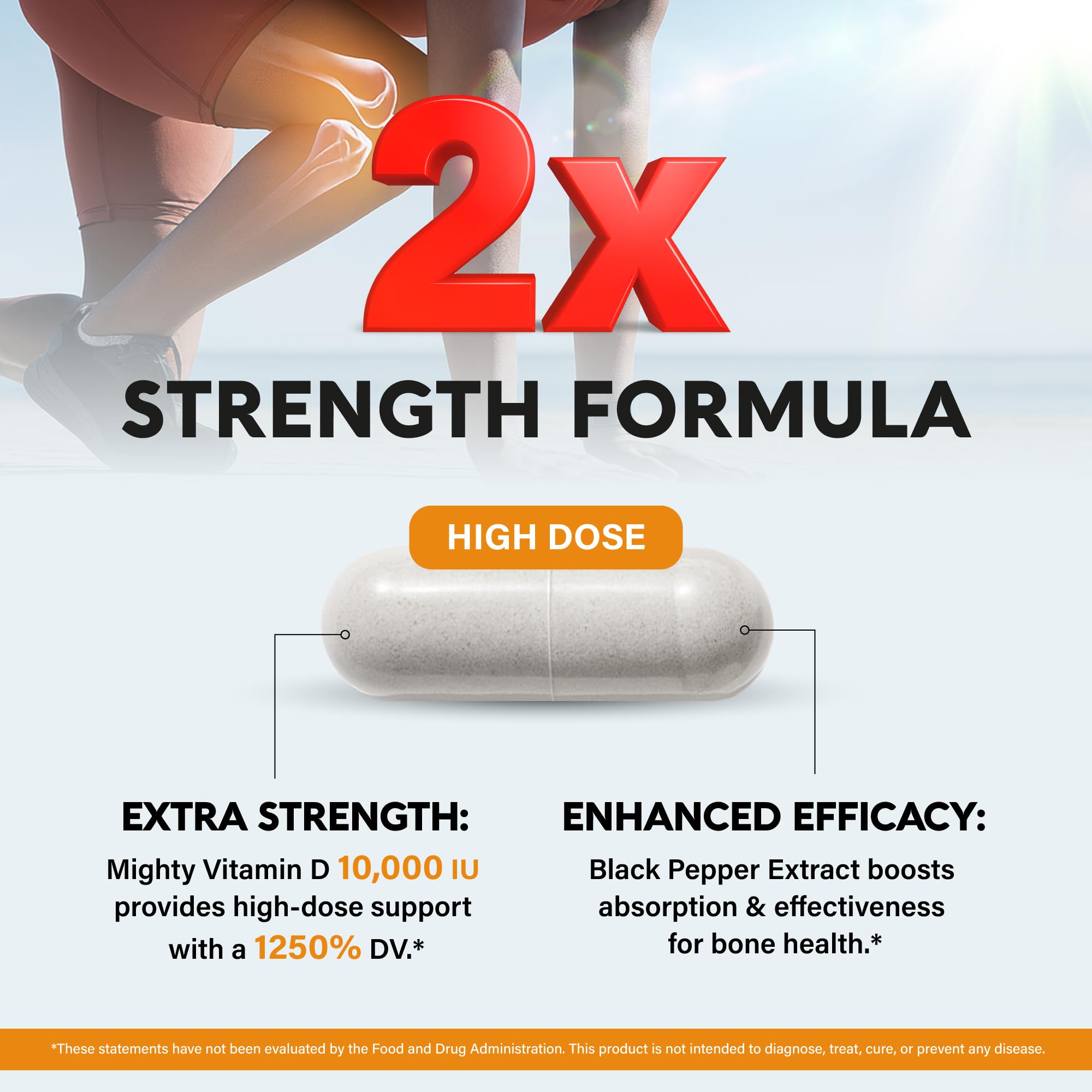 NutraHarmony D3 K2 bottle on table ready for daily routine