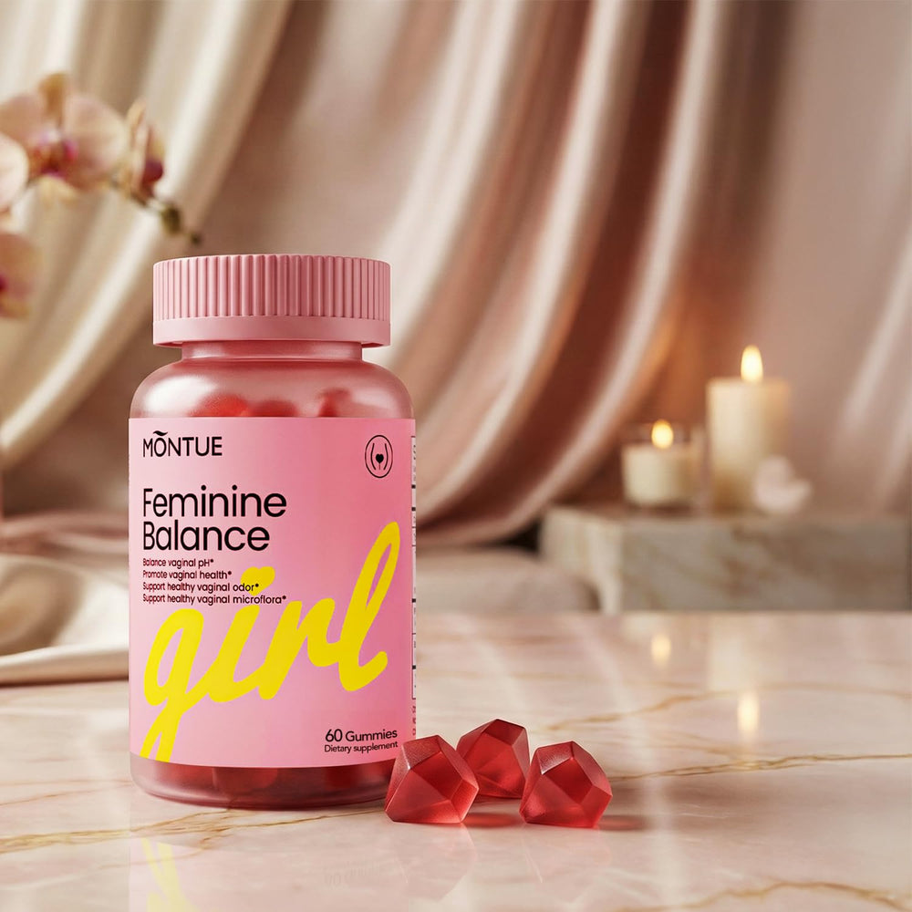 NUTRAJOY Balance tropical gummies showcase Hawaiian pineapple flavor for a tasty routine.