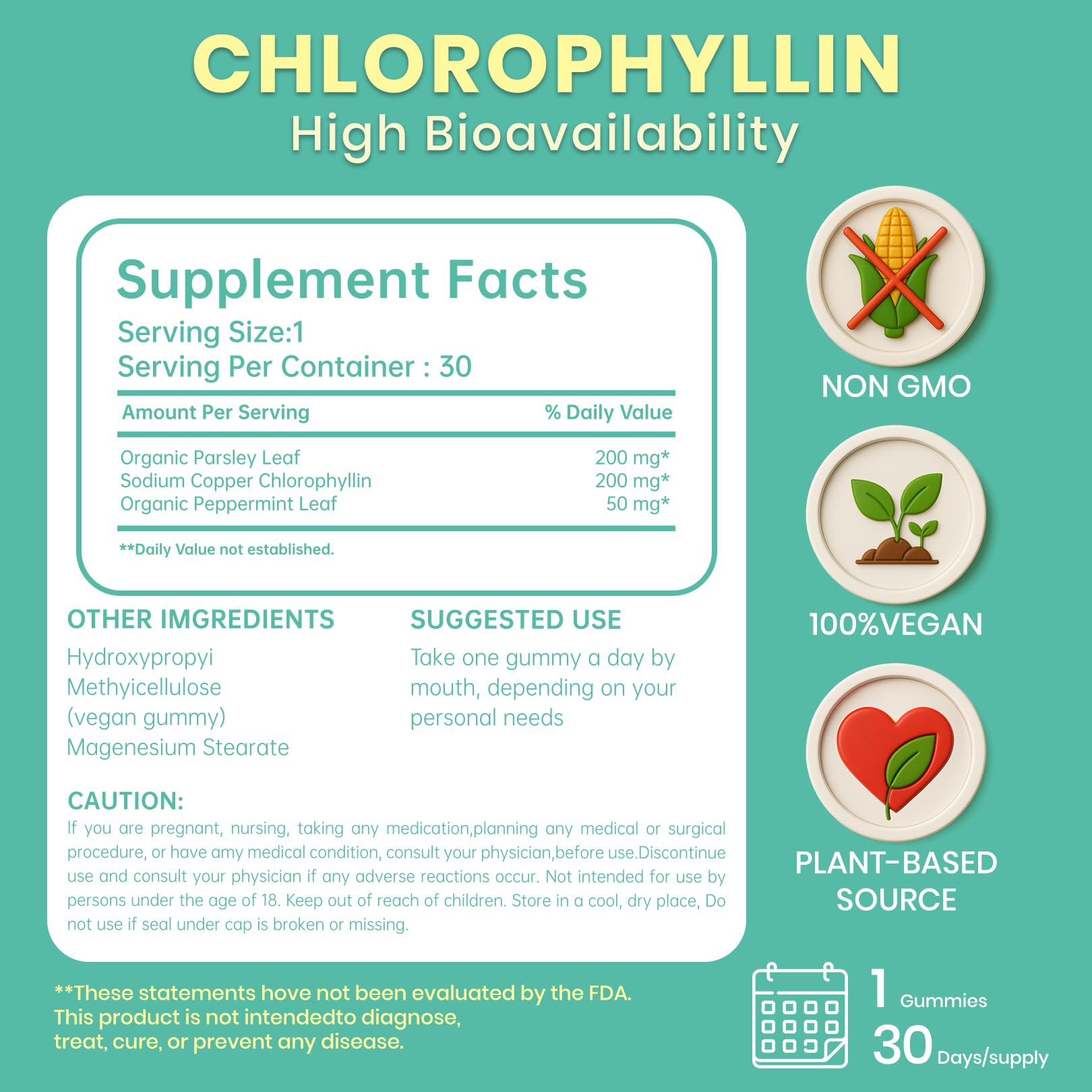 Closeup of NutraJOY gummies highlights green color and sugar-free formula.