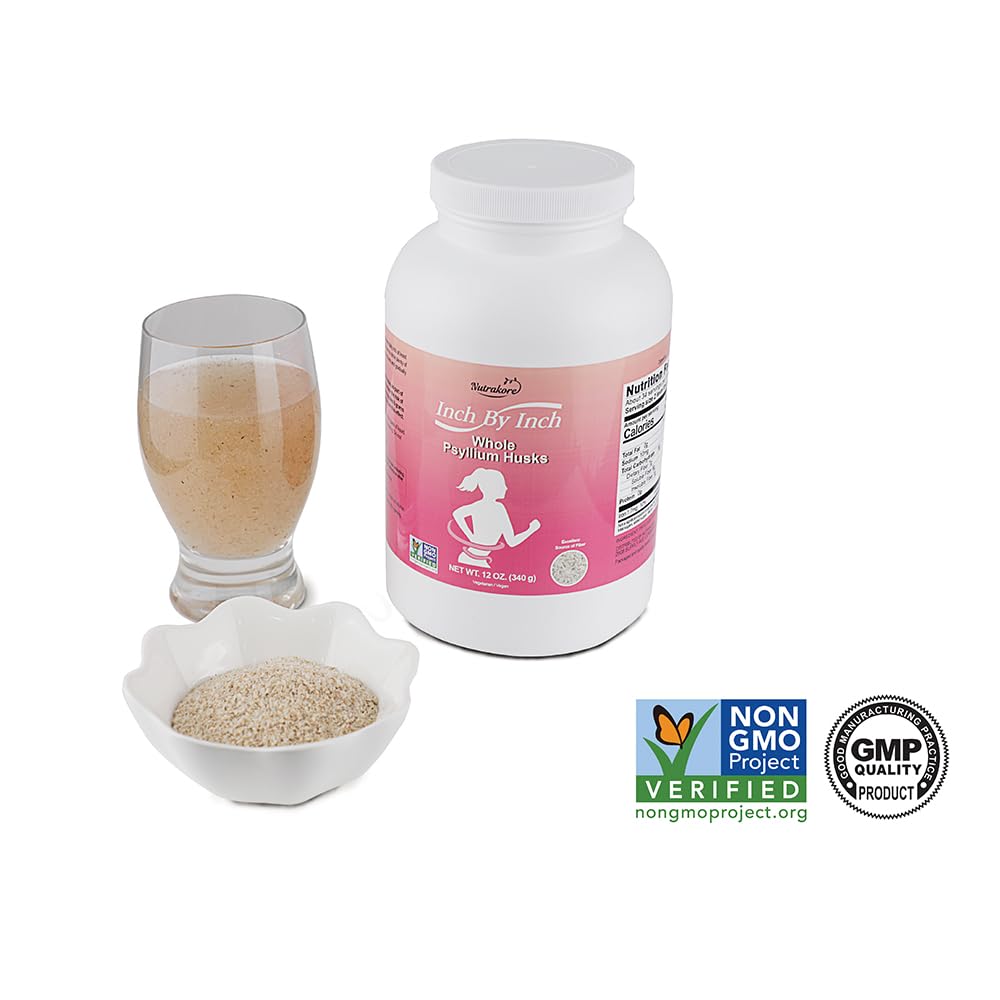 Nutrakore psyllium husk powder in a smoothie for convenient gut-friendly fiber