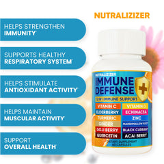 NUTRALIZIZER elderberry ingredient image emphasizes natural immune support.