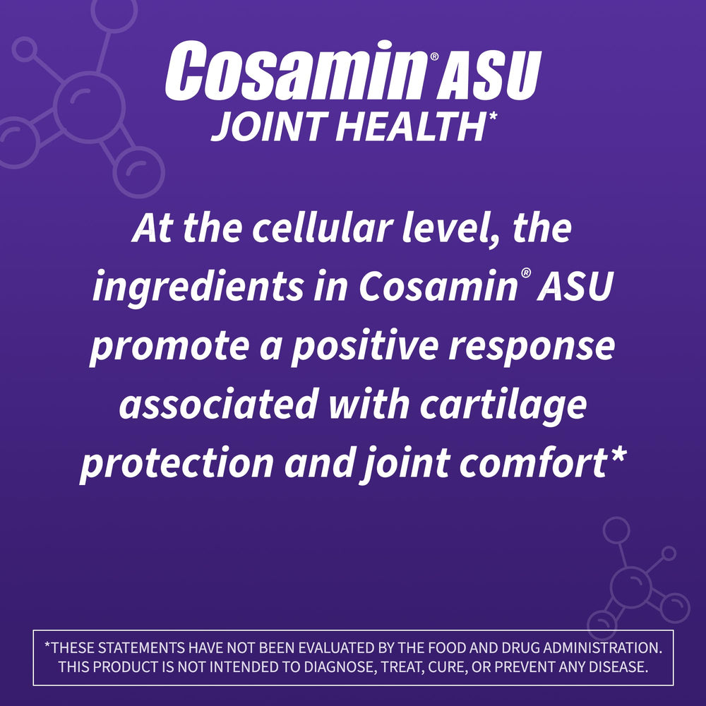 Nutramax Cosamin capsules close‑up displaying easy‑to‑swallow pills