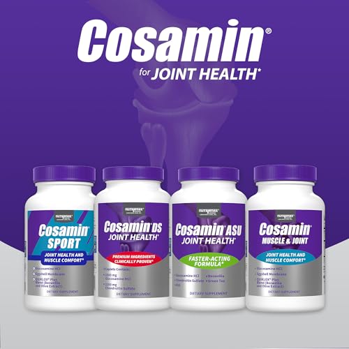 Nutramax Cosamin DS daily routine image showing steps to take caplets.