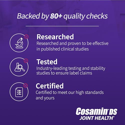 Nutramax Cosamin DS packaging display in store demonstrates product availability.