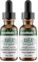 NutraMedix Avea turmeric extract bottle for easy daily stress support.