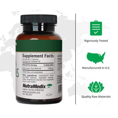 NutraMedix Deep Ocean Trace Minerals capsules closeup highlighting zinc and potassium