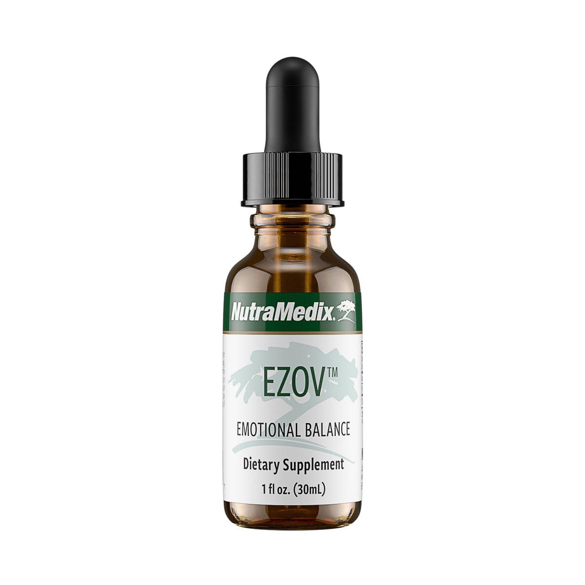 NutraMedix Ezov Hyssop bottle for daily stress support.