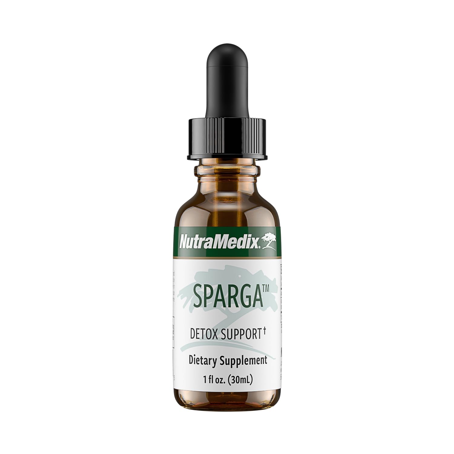NutraMedix Sparga tincture bottle highlighting antioxidant asparagus extract