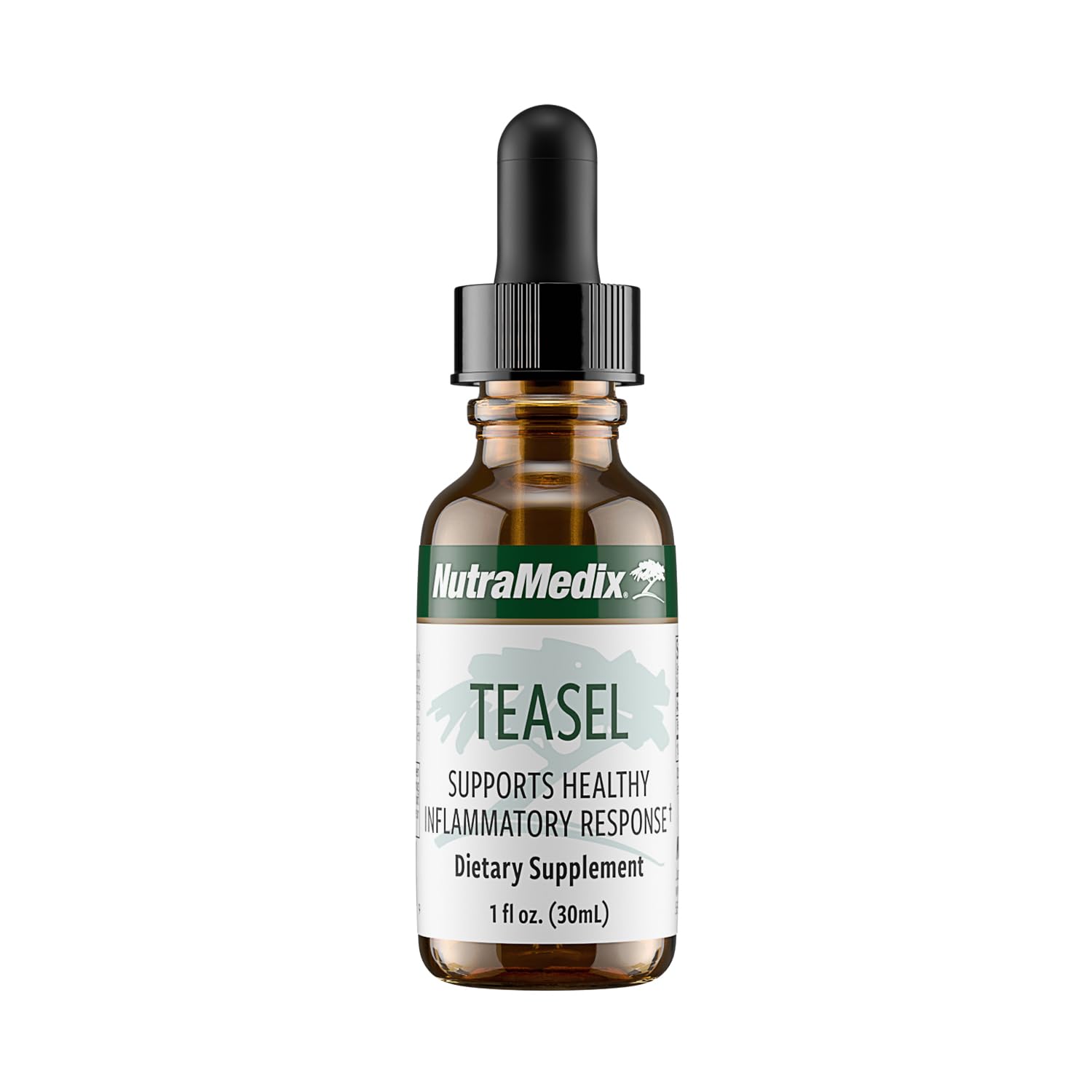 NutraMedix Teasal Extract bottle with dropper for antioxidant support