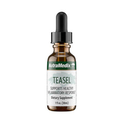 NutraMedix Teasal Extract bottle with dropper for antioxidant support