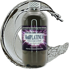 Nutraneering MediPLATINUM bottle front view for daily platinum supplementation.