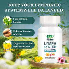 NutraNourish Lymphatic Drainage vegan capsules pack on display