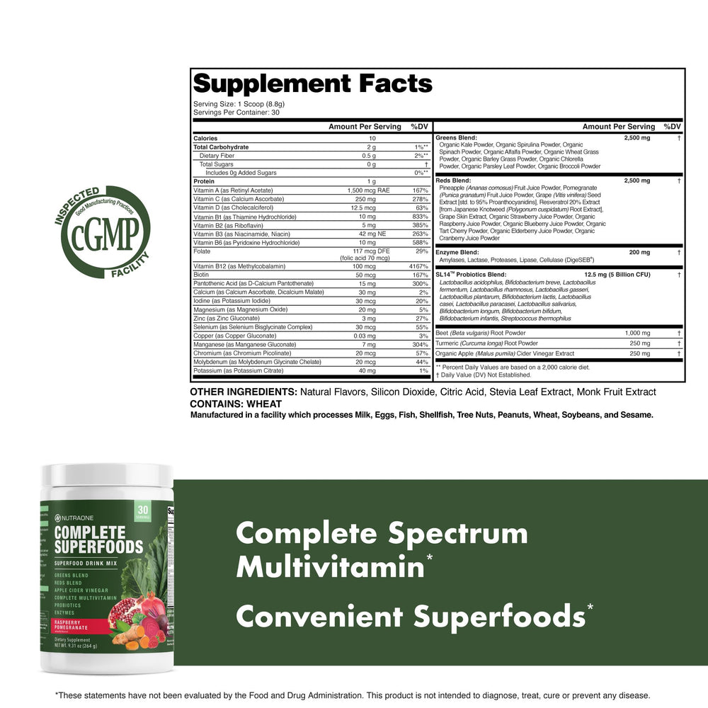 NutraOne Digestive Enzymes powder with spoon suggests digestion friendly blend