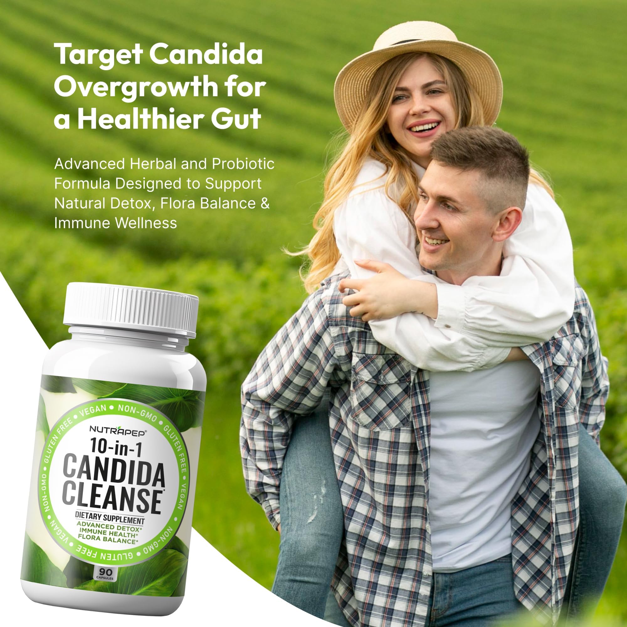NutraPep Candida Cleanse ingredients herbal blend overview