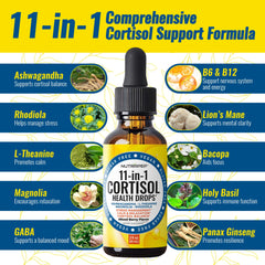 Label close-up highlighting Ashwagandha and Magnolia on NutraPep Drops.