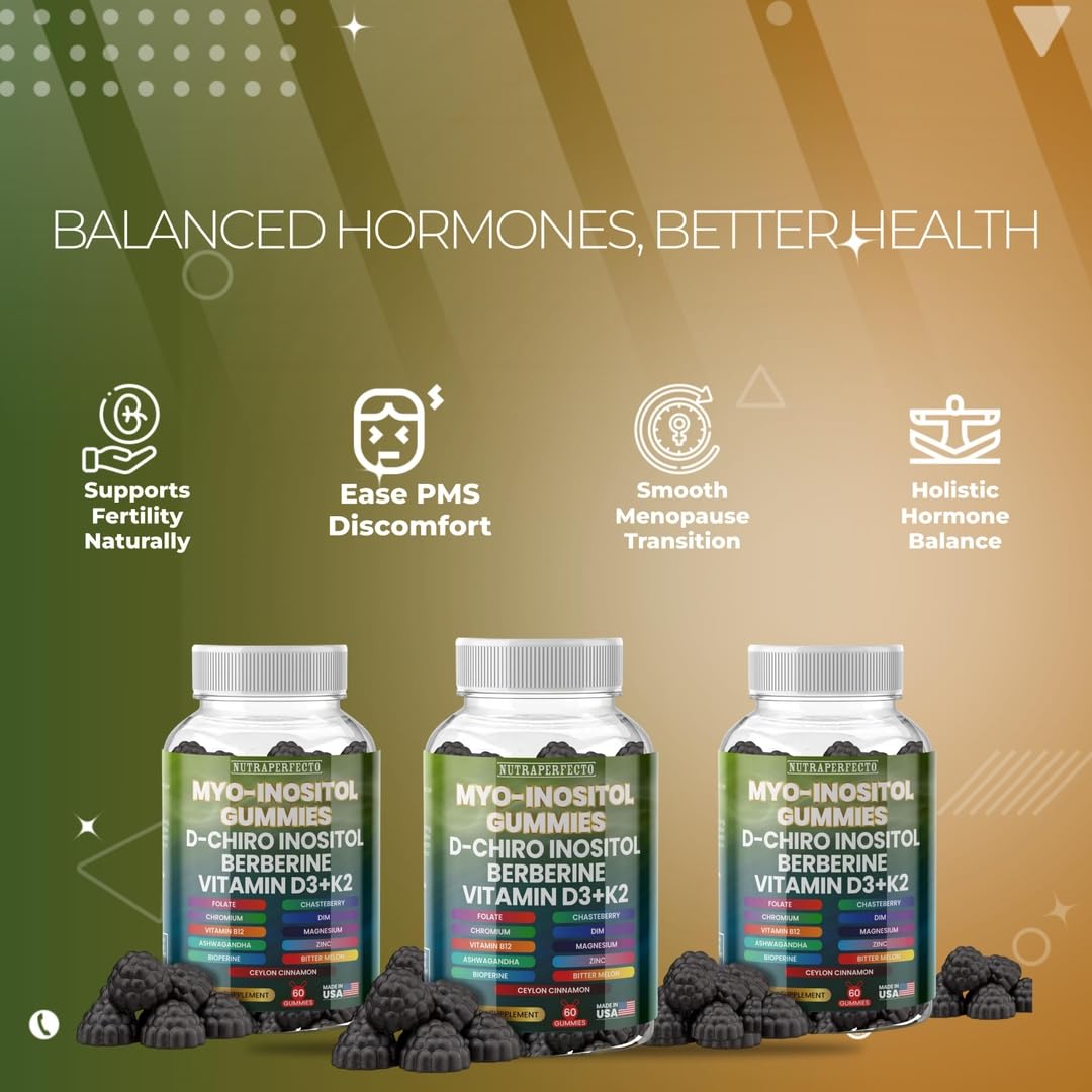 NutraPerfecto Hormone balance bottle with B vitamins and zinc for daily wellness