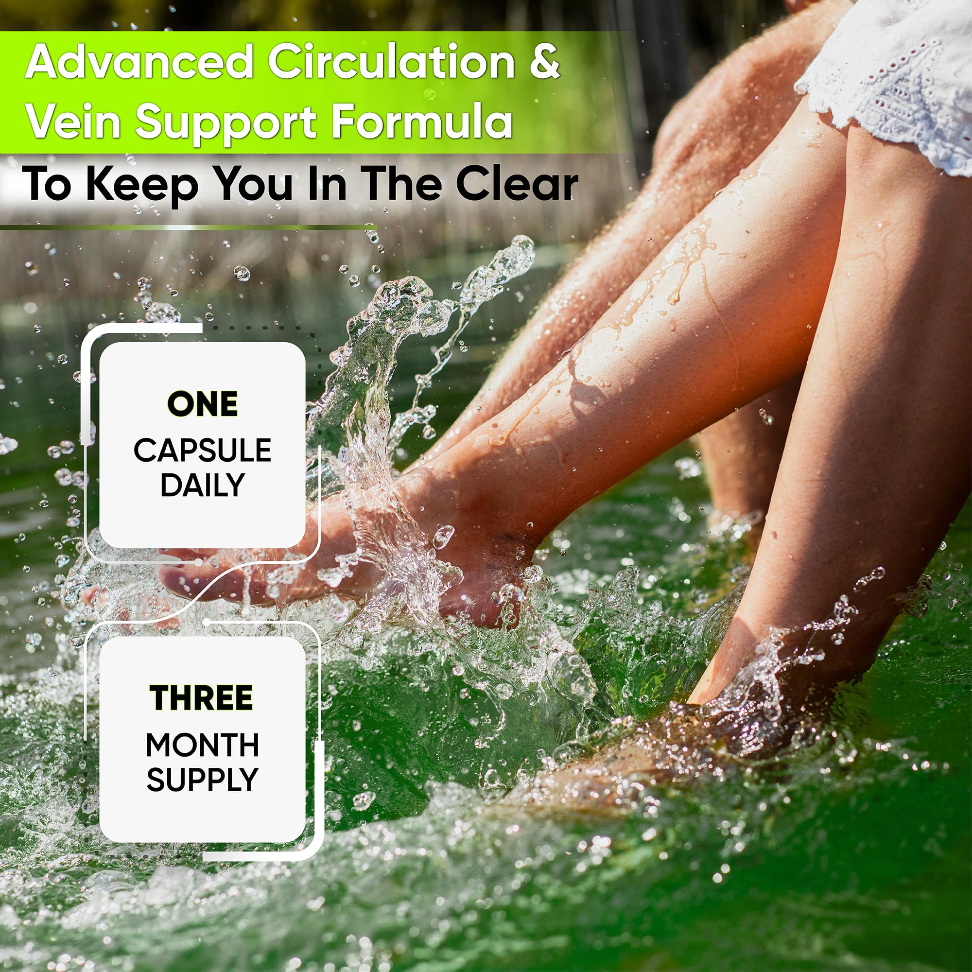 NutraPro label close-up shows product details and formulation for circulation support.