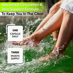 NutraPro label close-up shows product details and formulation for circulation support.
