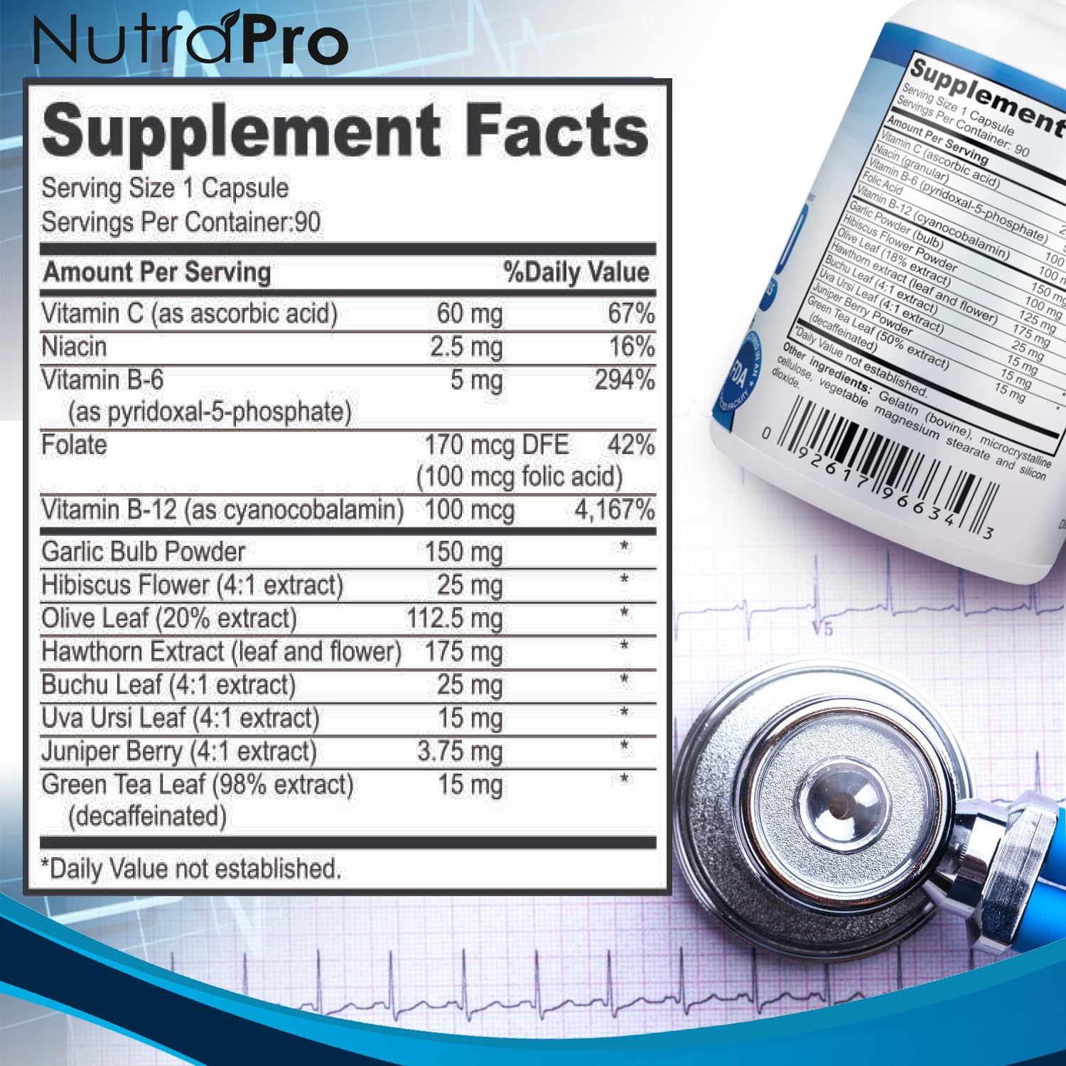 NutraPro Pure Blood daily dose capsules are easy to take as part of your routine.