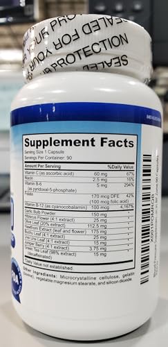 NutraPro Pure Blood ingredients display natural botanicals for everyday wellness.