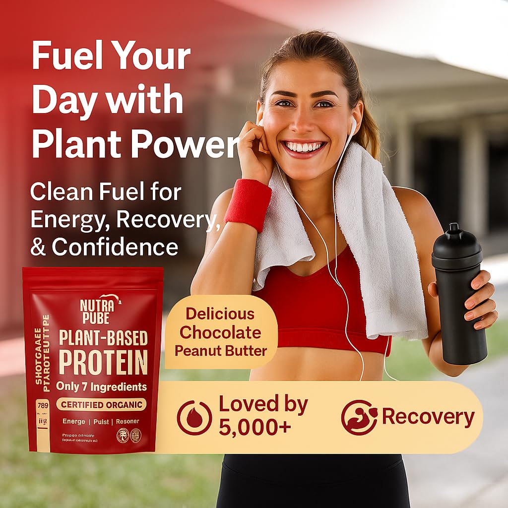Nutrapulse shake with chocolate peanut butter protein in a glass, creamy texture.