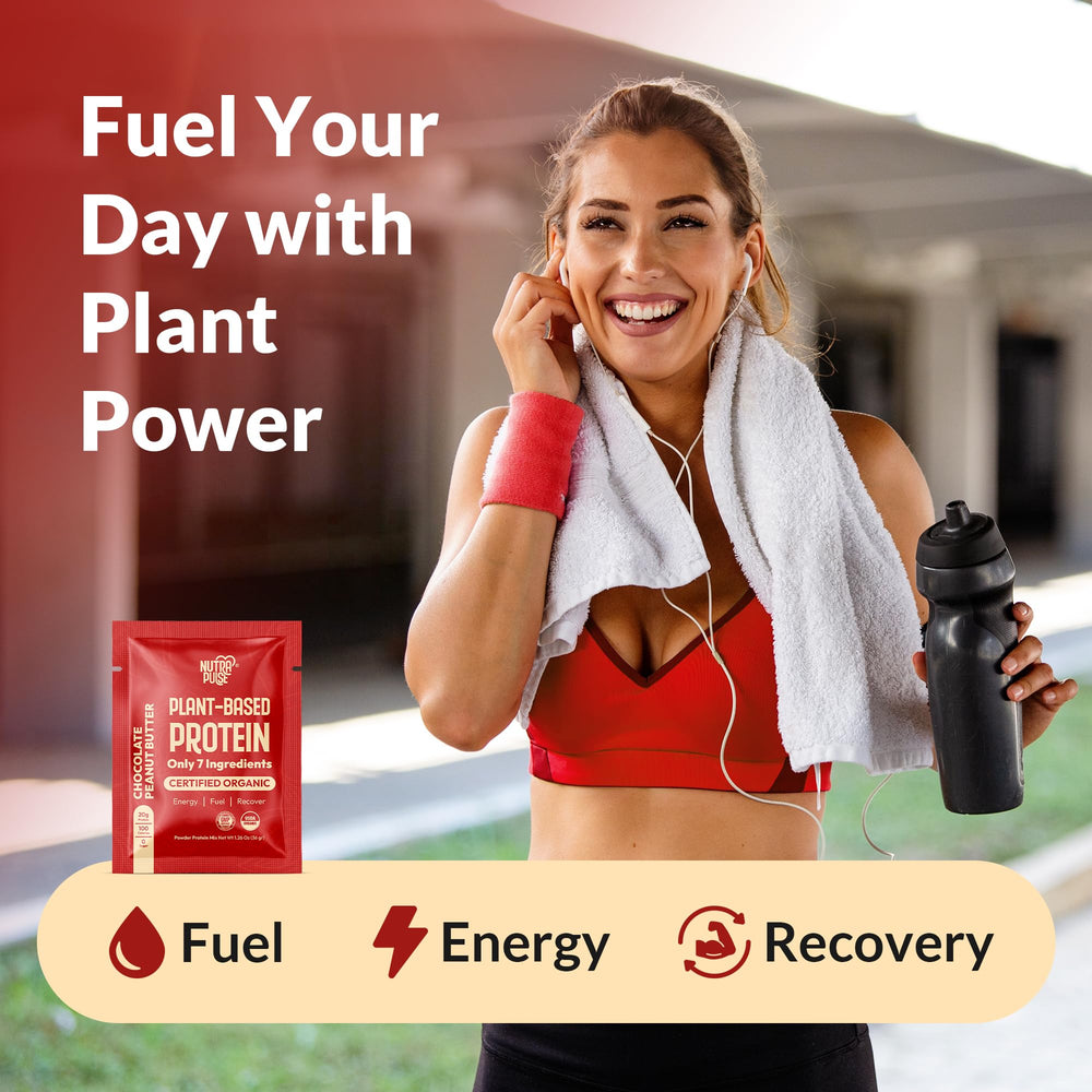 NutraPulse single-serve protein packets ready for shakes anywhere.