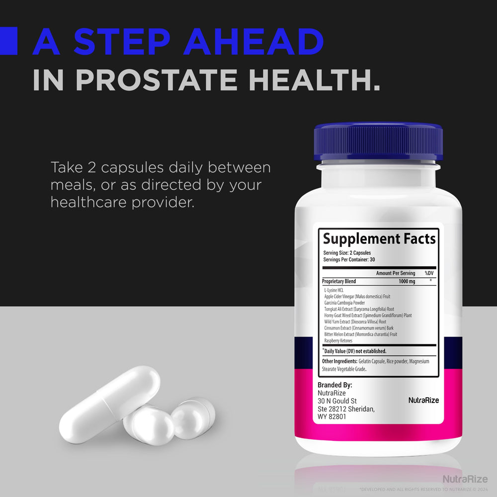 NutraRize EZ Prostate daily routine scene promoting wellness