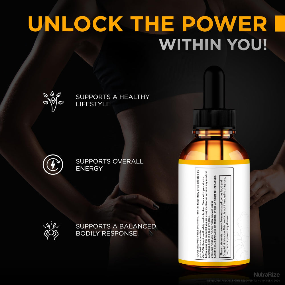 NutraRize Ginger Slim Pro Drops pack highlighting the 5-bottle bundle.