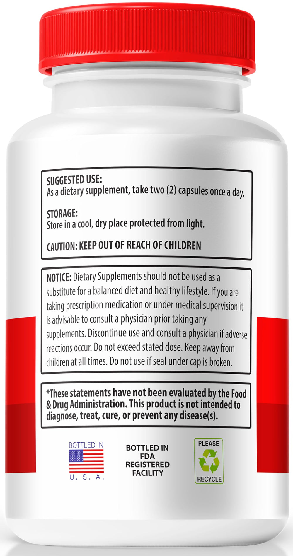 NutraRize Gluco Health Plus opening bottle ready for your morning routine.