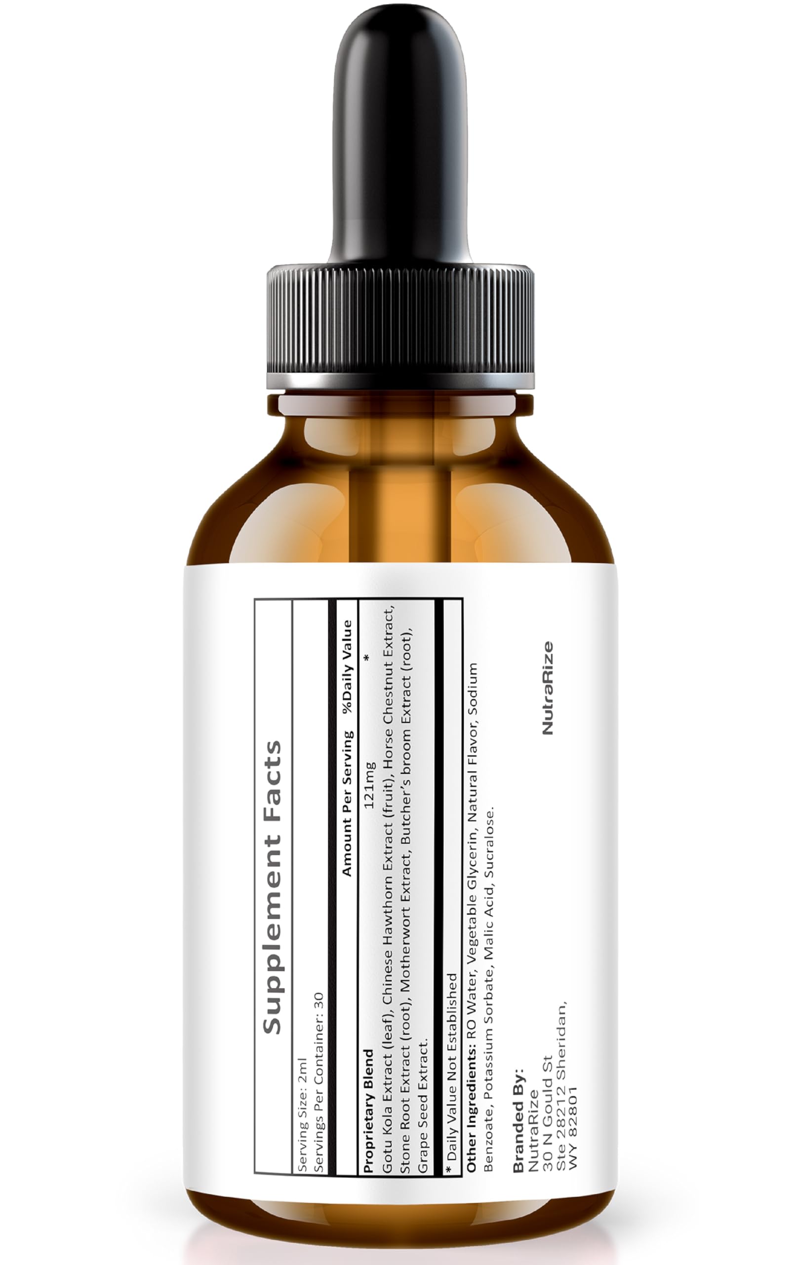 MindQuell drops dispensed into water for quick mental clarity.