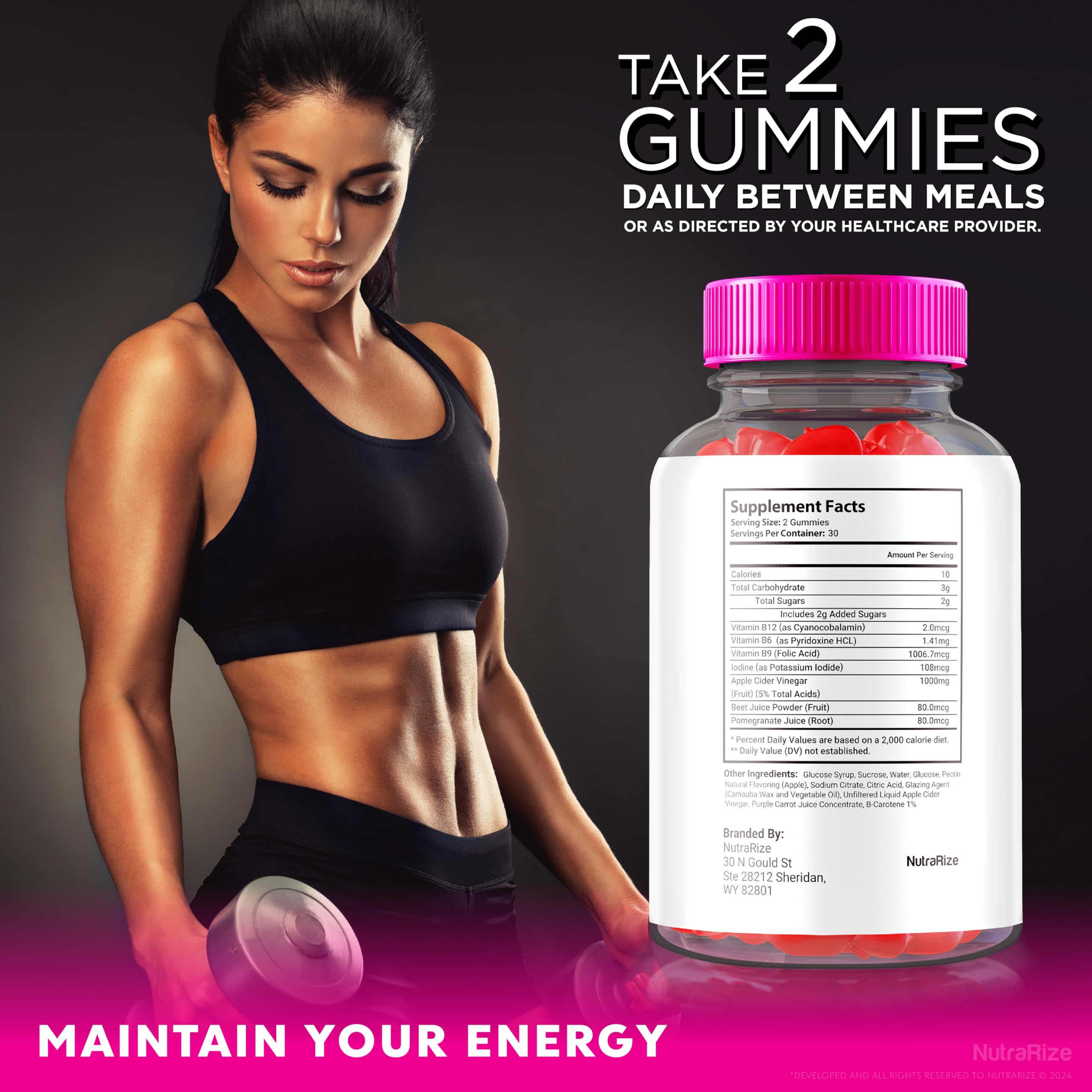 NutraRize Noura Keto ACV Gummies texture closeup shows chewy inviting consistency