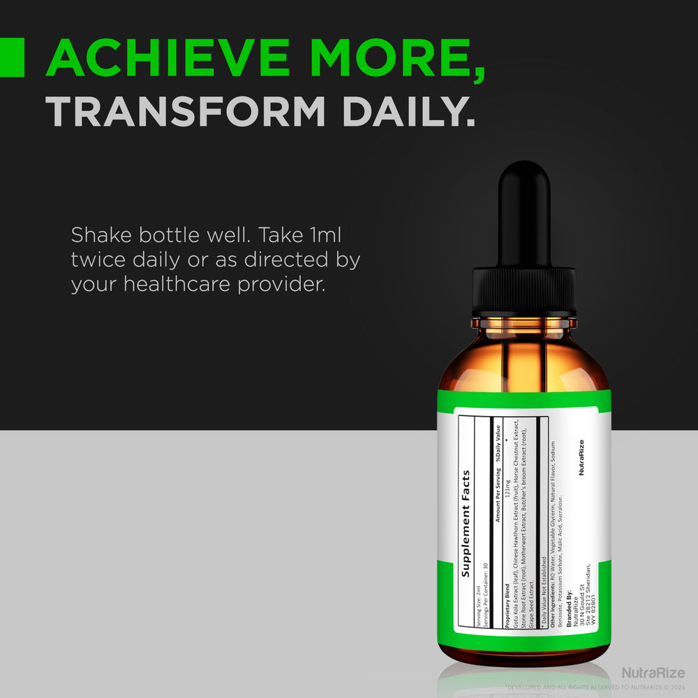 NutraRize Power Drops serving-scene highlights on-the-go energy moments