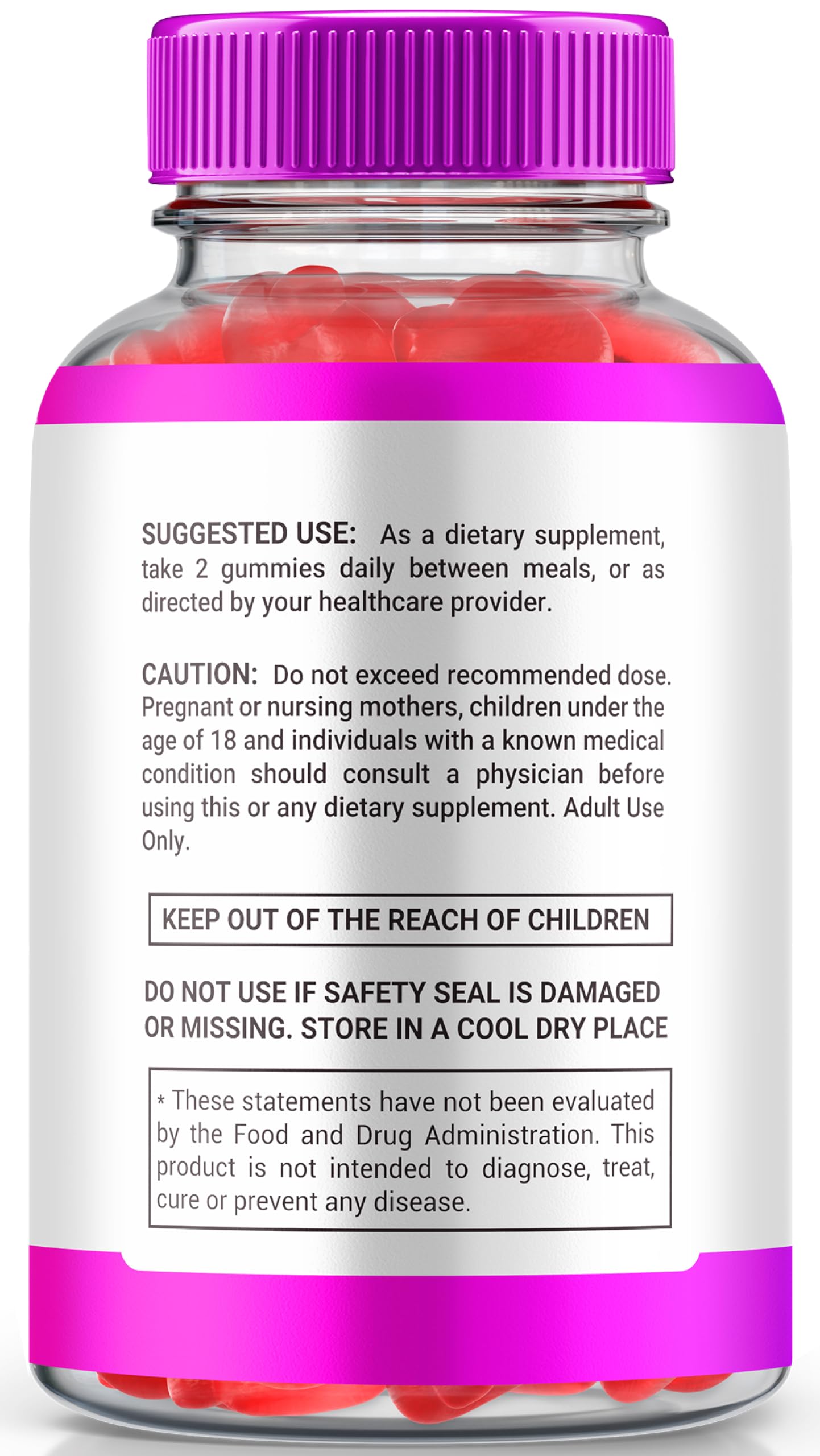 NutraRize Slim Aura Keto ACV Gummies front label with premium keto+ACV blend.