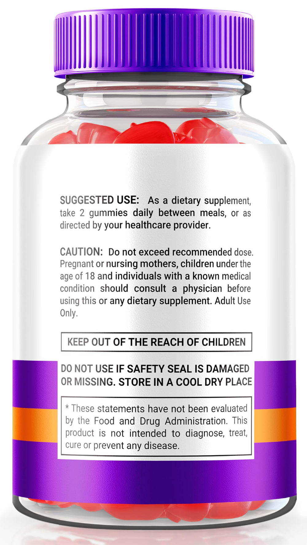 NutraRize gummies pack side view emphasizing compact two-pack.