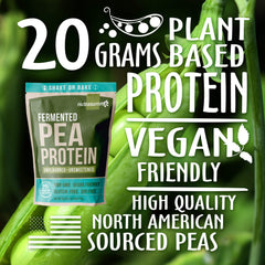 Nutrasumma pea protein powder scoop ready for a quick shake.