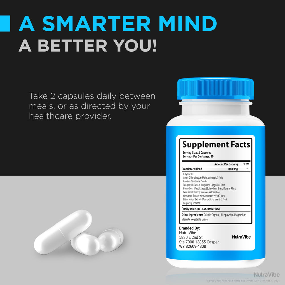 NutraVibe Memo Defender capsule pour capturing the daily intake moment.