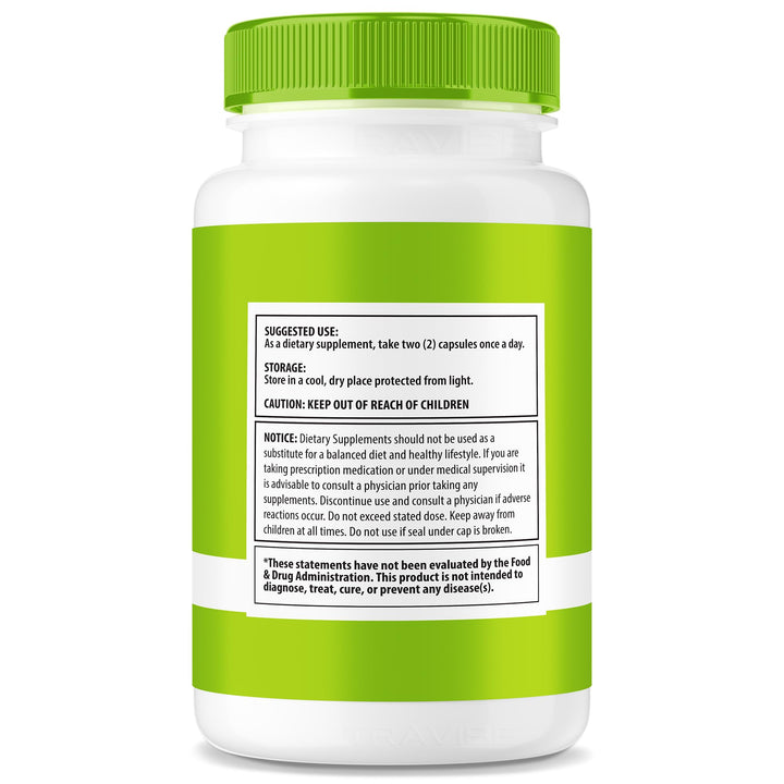 NutraVibe Mind Hero bottle front for easy daily use.